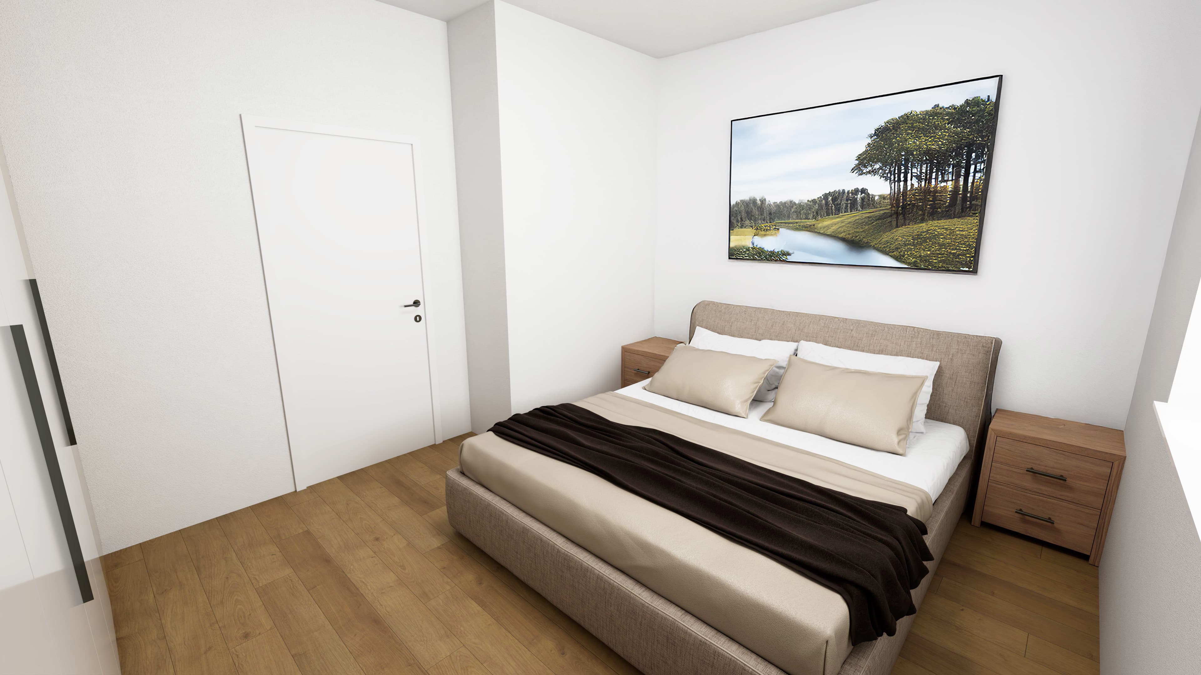 Byt U Klavírky - ložnice